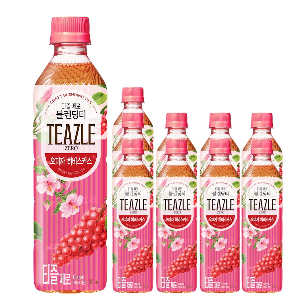 웅진 티즐 제로 블랜딩티 오미자 히비스커스 8,900원