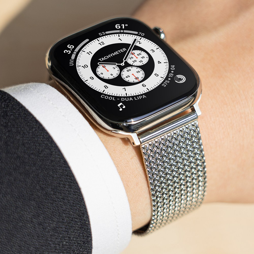 빌틴 애플워치 메탈 유광 스트랩 울트라 슬림, 1개, 리퀴드 실버 25,800원