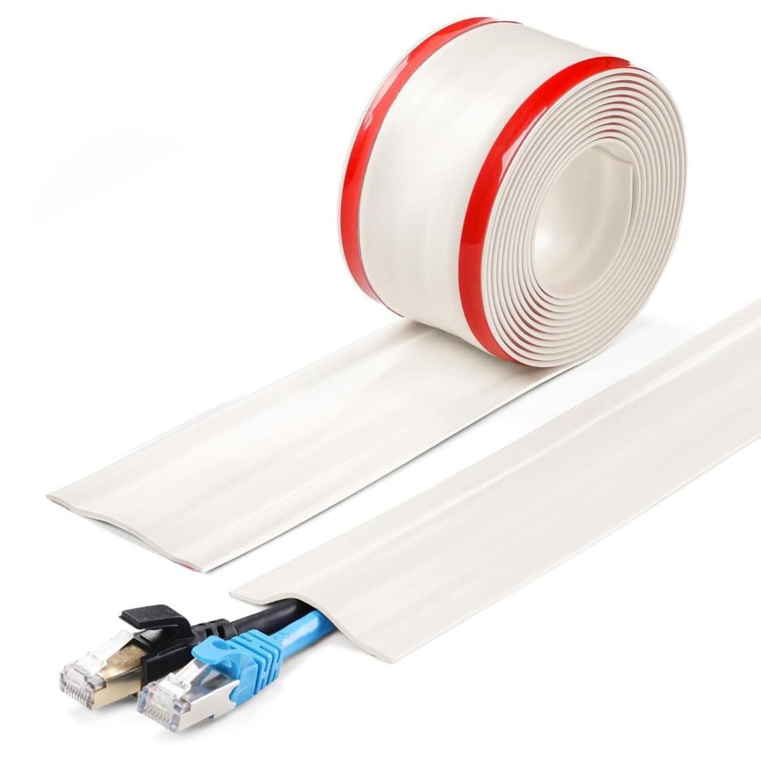 라키네 잘라쓰는 전선 가리개 케이블 몰딩 테이프형, 흰색, 1개 17,900원