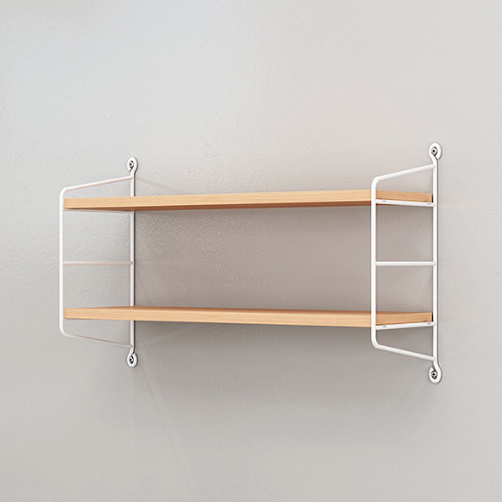 마벨인홈 공간활용 벽걸이 인테리어 선반, 원목, 2단 22,900원