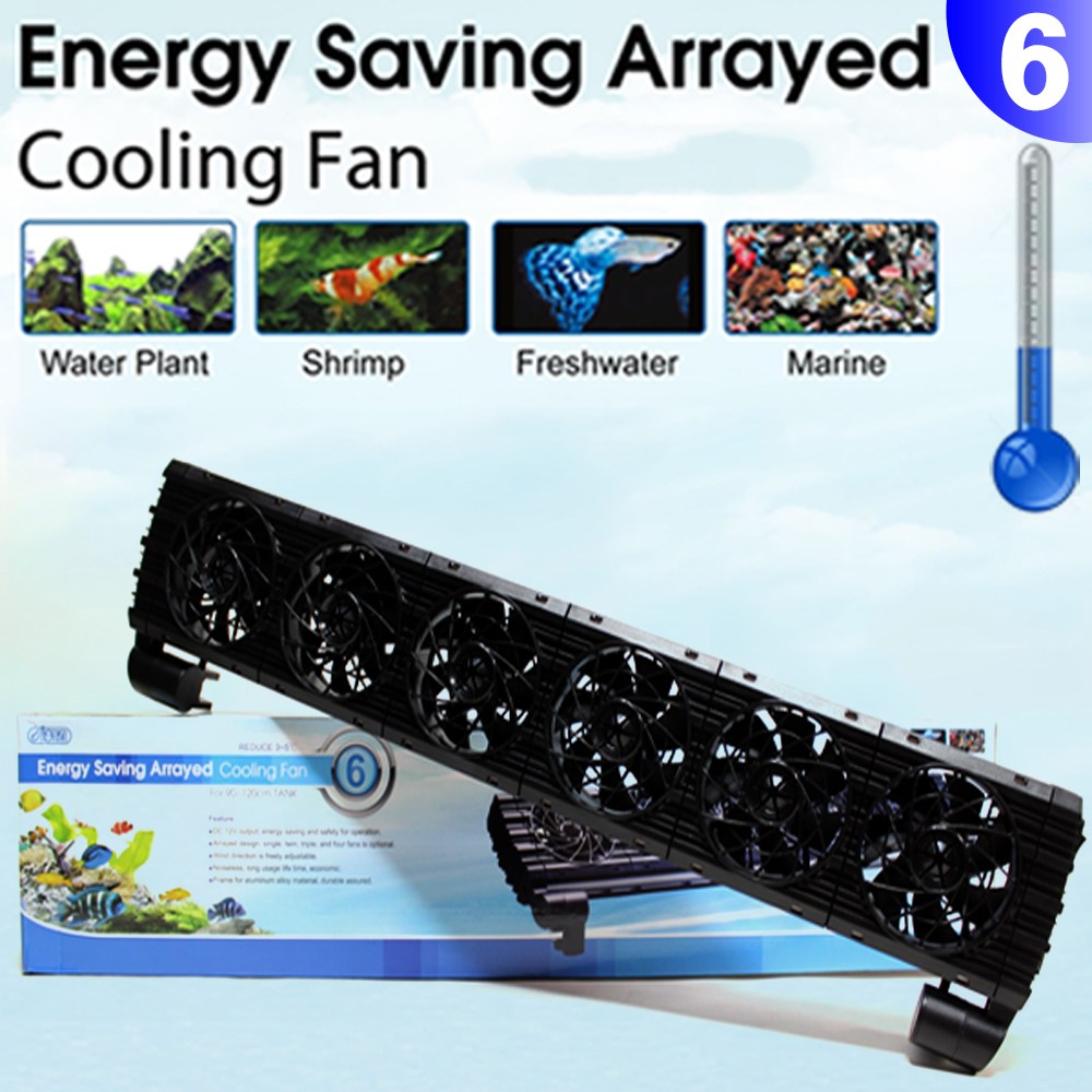 이스타 쿨링팬 2/4/6구(에너지절약형) /수족관 어항 수조 냉각팬 열대어 구피 새우 해수어 온도조절기 CRS 96,850원