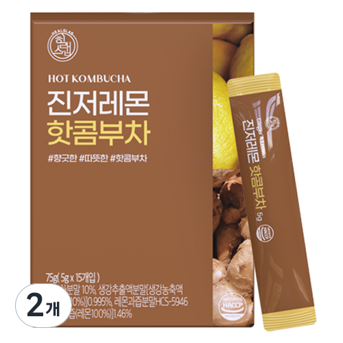 힐스랩 진저레몬 핫콤부차, 5g, 15개입, 2개 14,800원