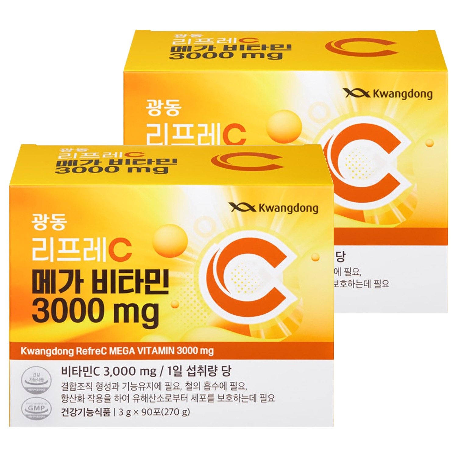 광동제약 리프레C 메가비타민 3000, 270g, 2개 26,590원