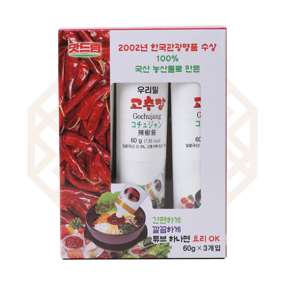우리밀 고추장, 60g x 3개, 180g 11,630원
