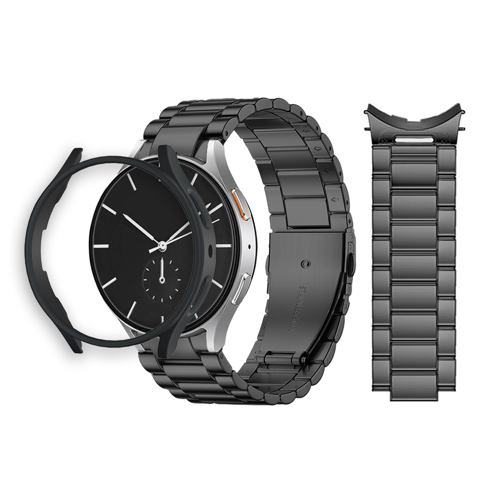 티엑스엘엑스 갤럭시워치 원터치 메탈 스트랩 + 보호 케이스 세트 21,500원