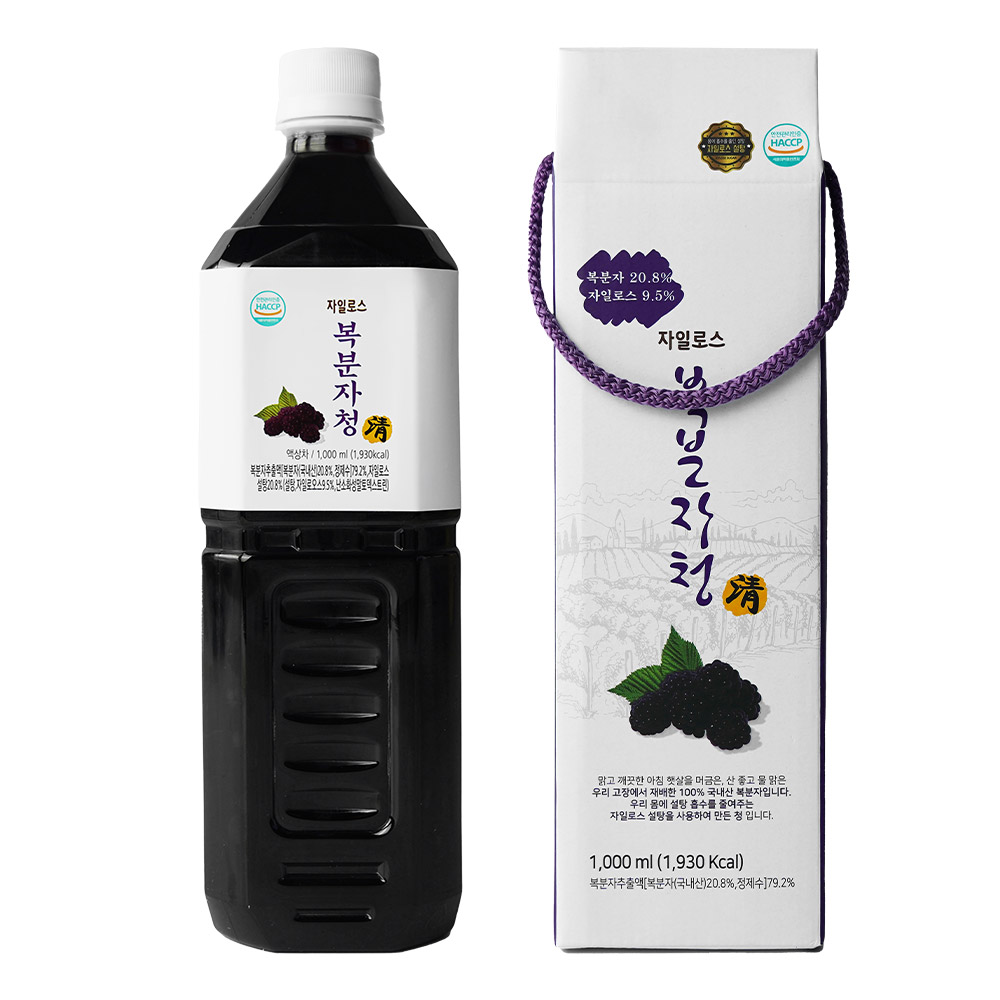[HACCP인증] 문경 명품 자일로스 복분자청 선물세트, 1박스, 1개입, 1L 21,500원