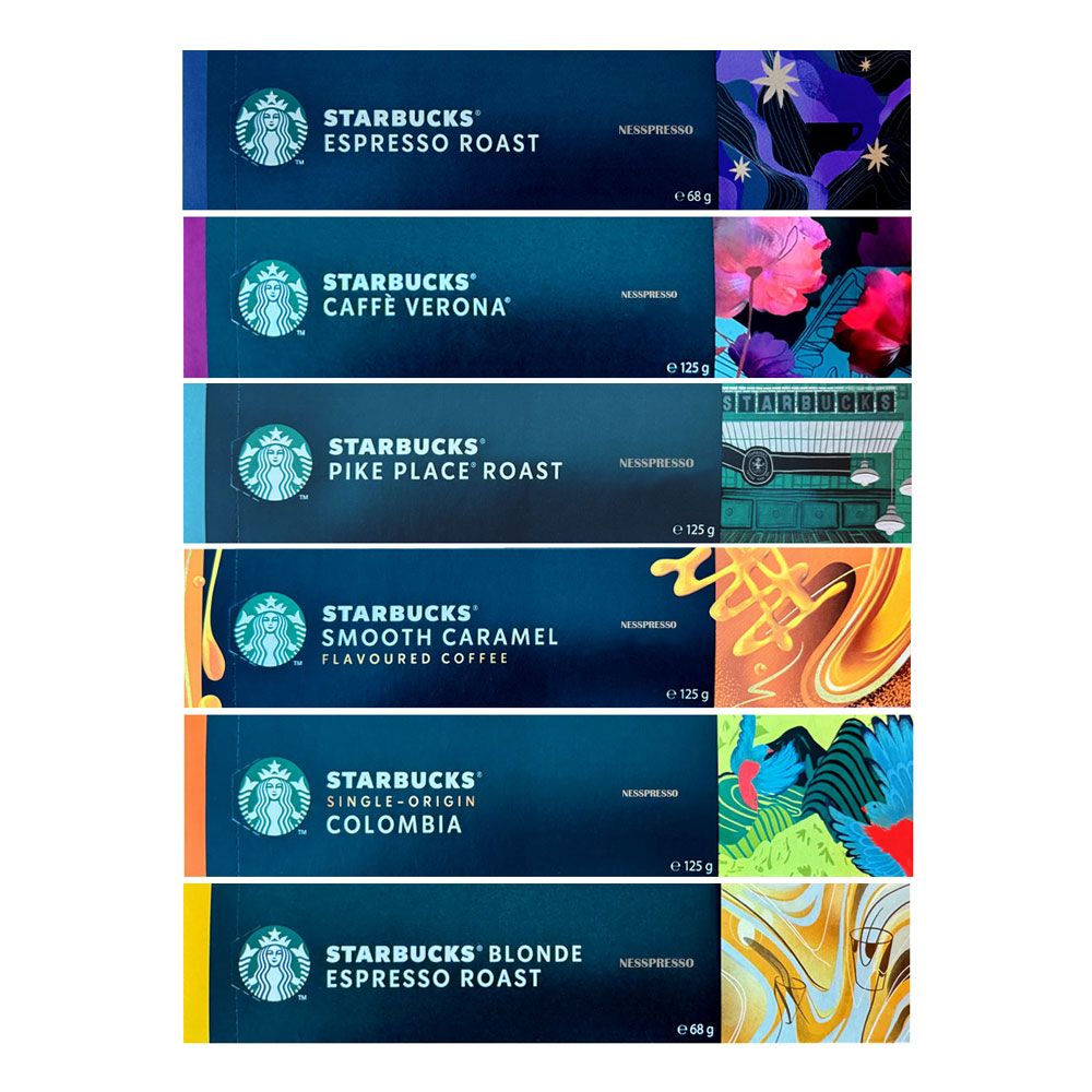 [국내배송] 스타벅스 버츄오 정품 캡슐커피 6종 모음 90,900원