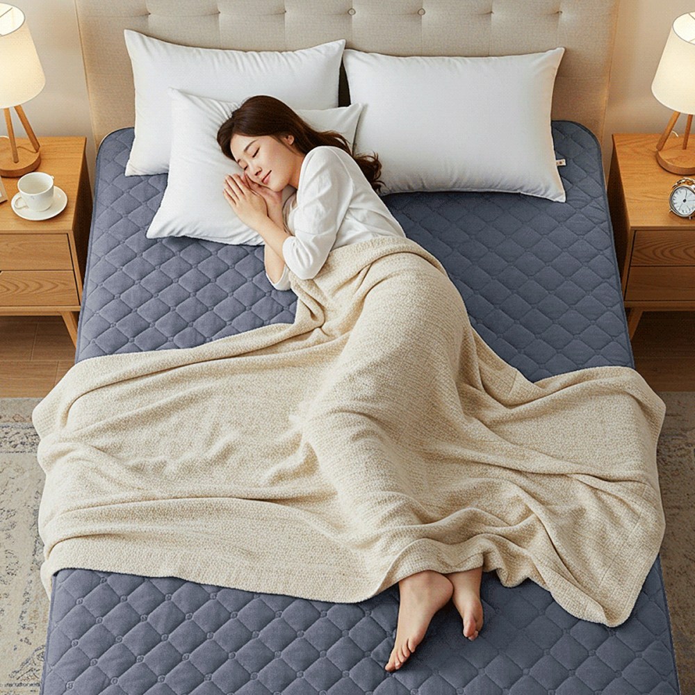 [26년형] 국내생산 전자파 없는 온가족 카본 탄소매트 전기매트, 온열 더블(1350*1800) 37,900원