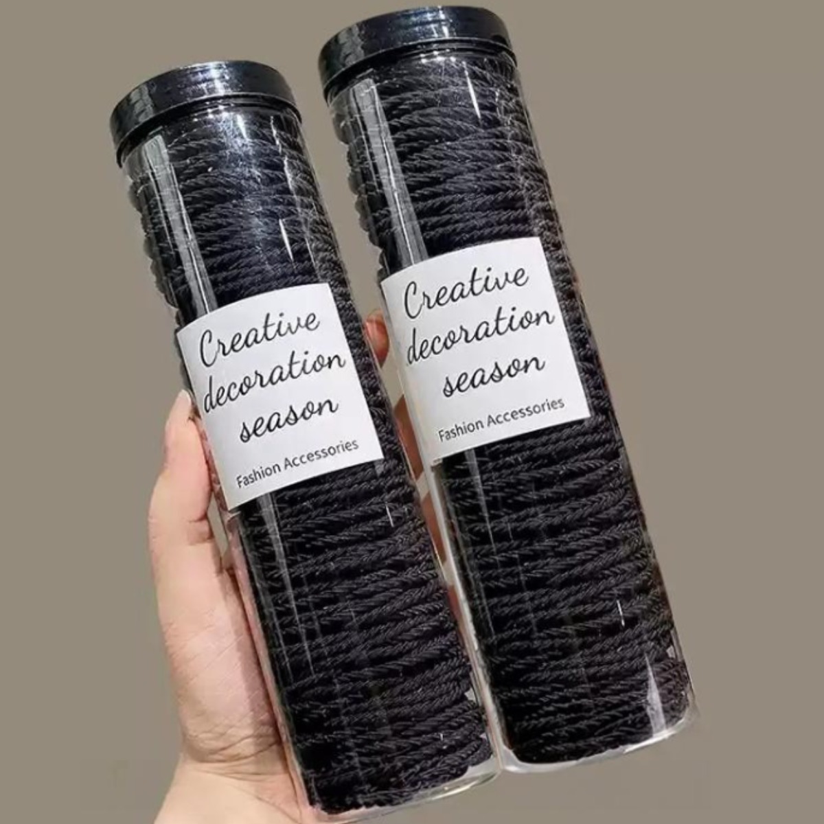 별숲 대용량 고탄력 데일리 물결 머리끈 200개 9,900원