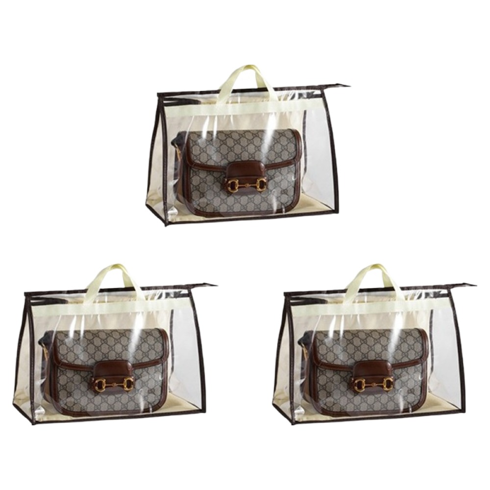 해강코퍼레이션 투명 가방 보관함 베이지 8,500원