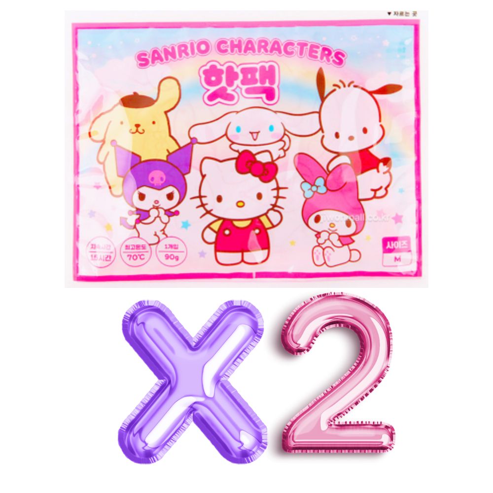 산리오 핫팩 중형 90g 국산 KC인증 시나모롤 쿠로미 마이멜로디 포차코 폼폼푸린 산리오캐릭터즈 6,000원