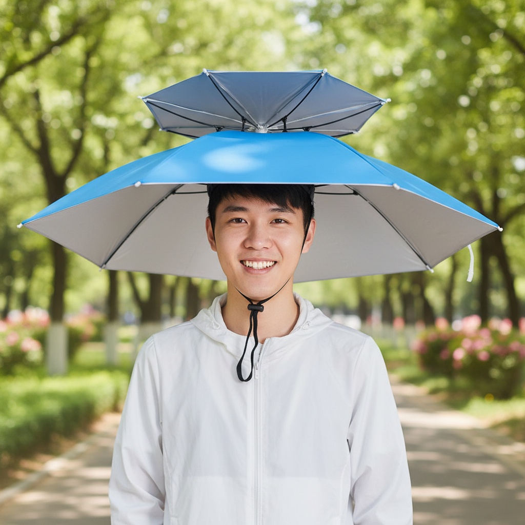 프리마 2단 모자우산 자외선 차단 양산 낚시 캠핑 농사 11,900원