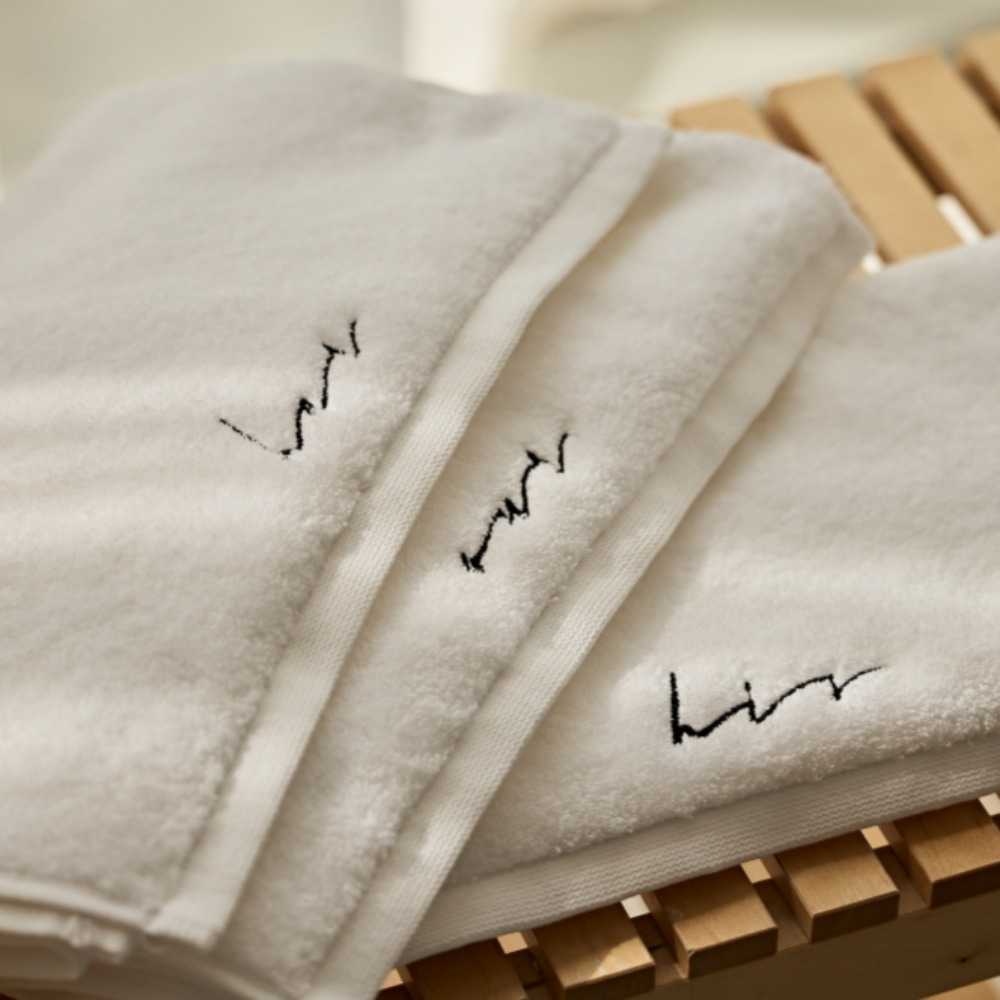 레터링 타올 세트 호텔 수건 10p 화이트 도톰 면40수 타월 신혼 커플 집들이 선물 벌크 73,000원