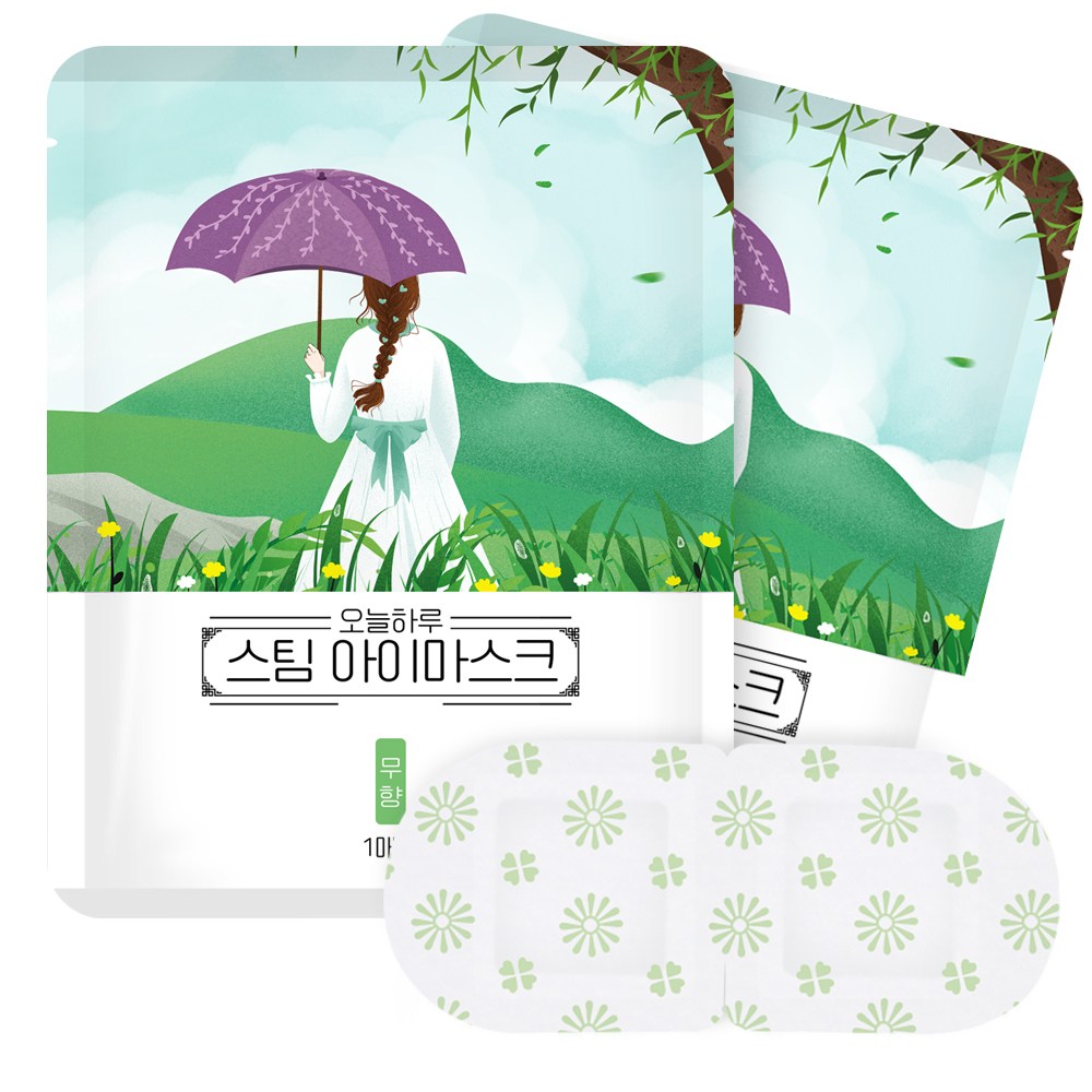 (100매입)오늘하루 스팀 아이마스크 온열안대 수면안대 눈찜질팩 36,200원