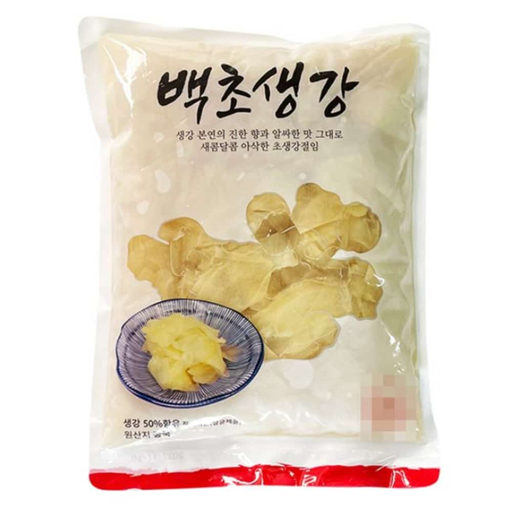 일본식 초생강 백생강 초절임 스시 초밥 회 반찬 사이드 3kg  nod*9672zs 16,280원