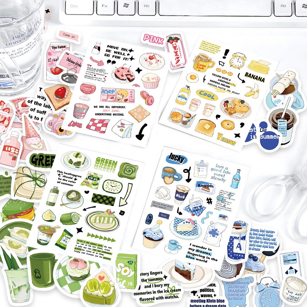 감성아트몰 캐리어 노트북 다꾸 빈티지 감성 키치 오브젝트 씰스티커 세트 모음 2,800원