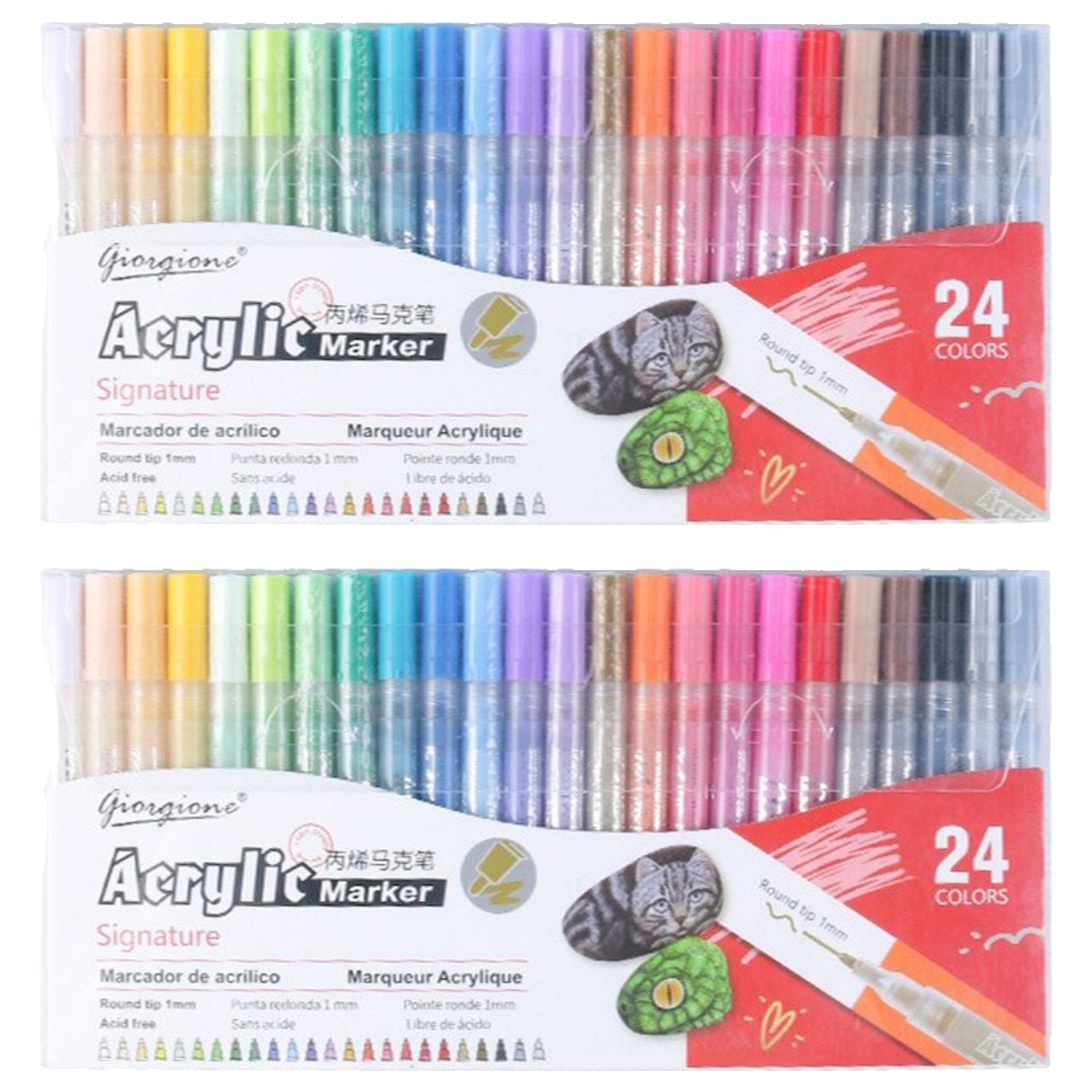 조르조네 만능 아크릴마카 데코펜 거울 유리 드로잉 33,320원