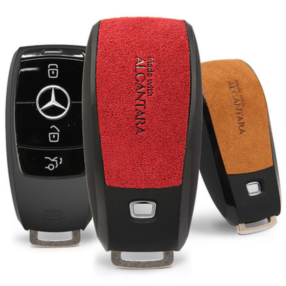 이지스오토랩 벤츠 신형 3버튼 (N2) 케이스 에어로 알칸타라, 그레이 45,000원