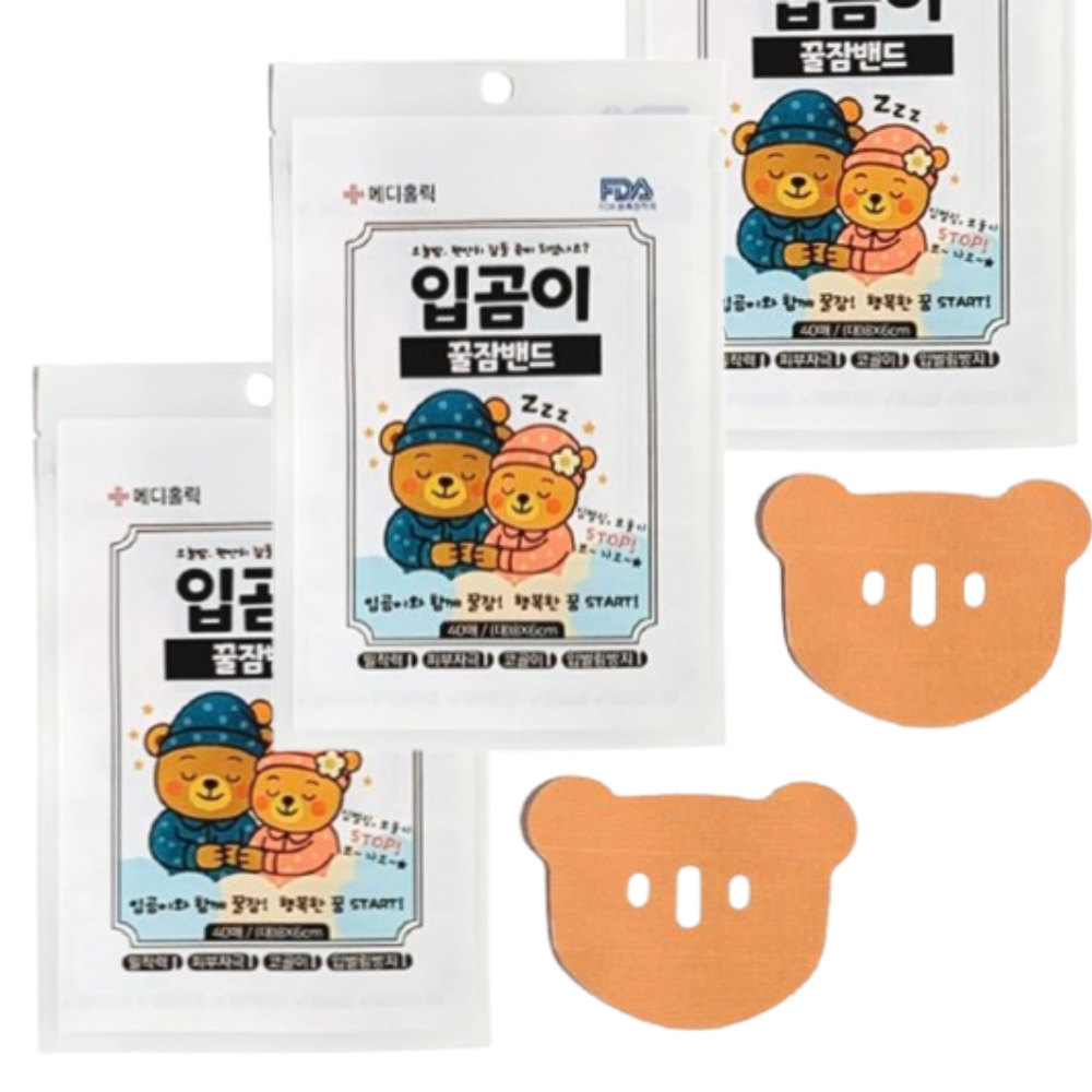 코골이 방지기구 수면입테이프 소 40매 입벌림 방지, 숙면 테이프, 점착제 FDA 등록 61,900원