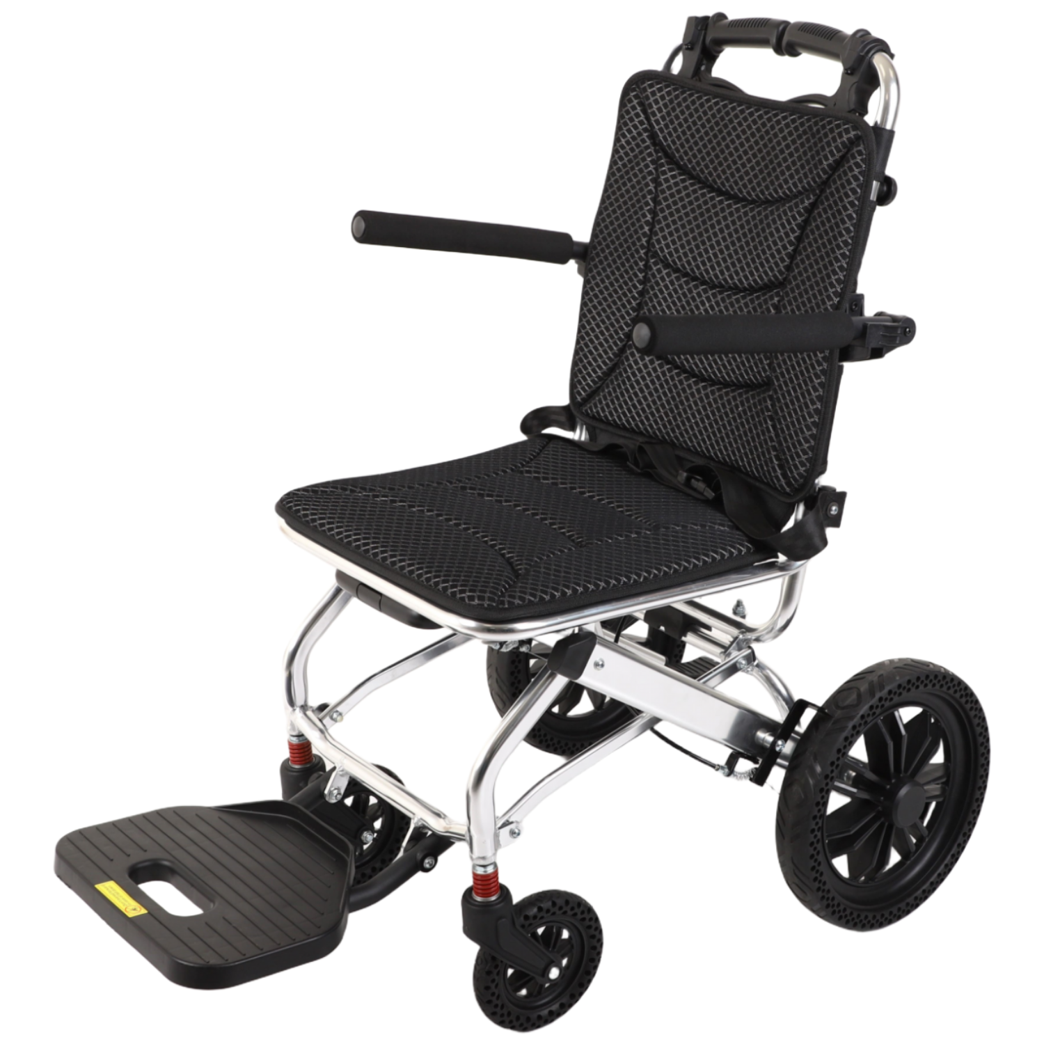 NEWELL 휠체어 W200 초경량 접이식 휠체어 완전 폴딩 노인용 외출용 여행용 사은품 증정, 1개 230,000원