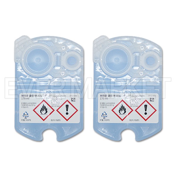 브라운 면도기 세정액 CCR2 클린앤리뉴 세척 카트리지 17,650원