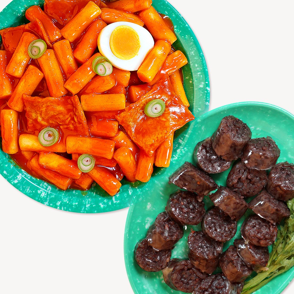 (맛팜 분식세트2종) 국산어육 오뎅이 맛있는 떡볶이 2인분 500g + 찰순대 500g 29,660원