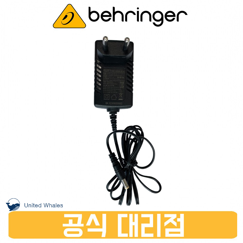 베링거 502S 802S 1002SFX 1202SFX 아날로그 오디오믹서 호환용 전원 어댑터 [정품], 1개 20,000원