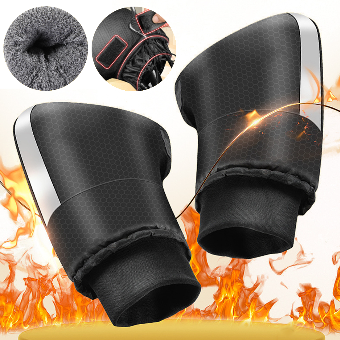 라이퍼스 겨울 방한 오토바이 토시 핸들커버 장갑, 블랙 프리미엄 14,900원