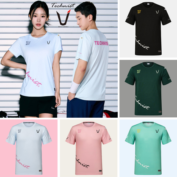 테크니스트 티셔츠 배드민턴 반팔 상의 남성 여성 기획티 TCNST102 27,000원