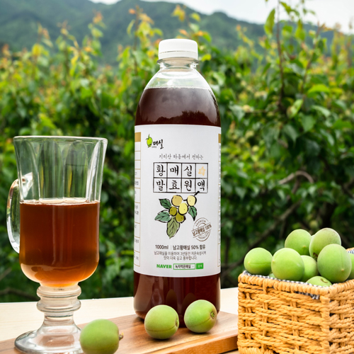 하동 매실 저온 숙성 매실액 황매실 원액 매실액기스 1000L, 1L, 1개 11,400원