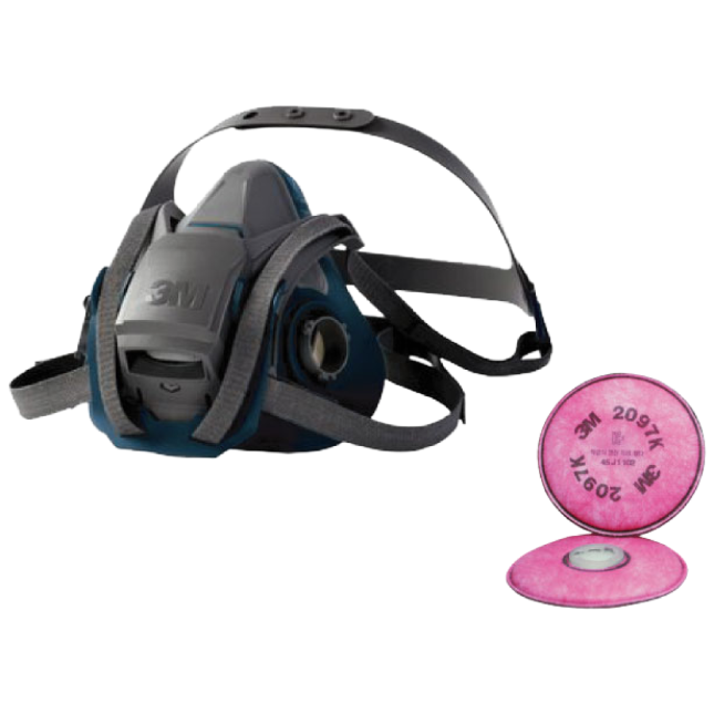3M 정품 인증 방독면 풀셋트 - 용접 그라인딩 금속작업용 특급방진 구성, 1세트 36,400원