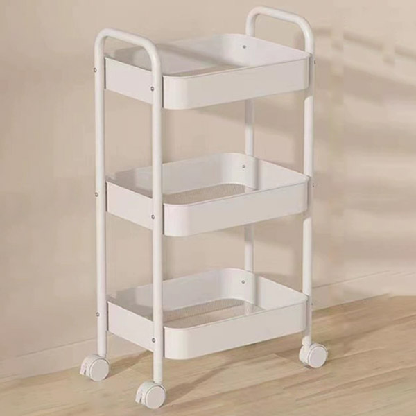 앞날창창 인테리어 포인트 트롤리, 화이트, 3단 18,470원