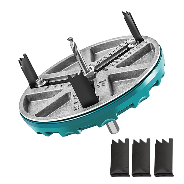 솔리드 만능홀쏘 사이즈 조절 멀티 홀커터 타공 목공 만능홀쏘 추가 날3개 1SET, 1세트 35,000원