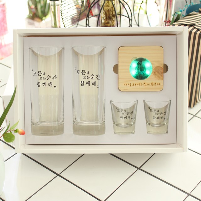 하이볼 잔세트 및 잔받침 센스있는 집들이선물세트 잔세트 및 잔받침 39,000원