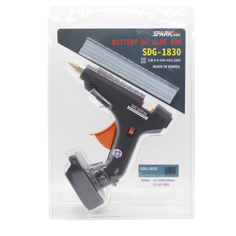 스파크 무선 충전 글루건 SDG-1830 마끼다 보쉬 디월트 배터리용 실리콘건 46,500원
