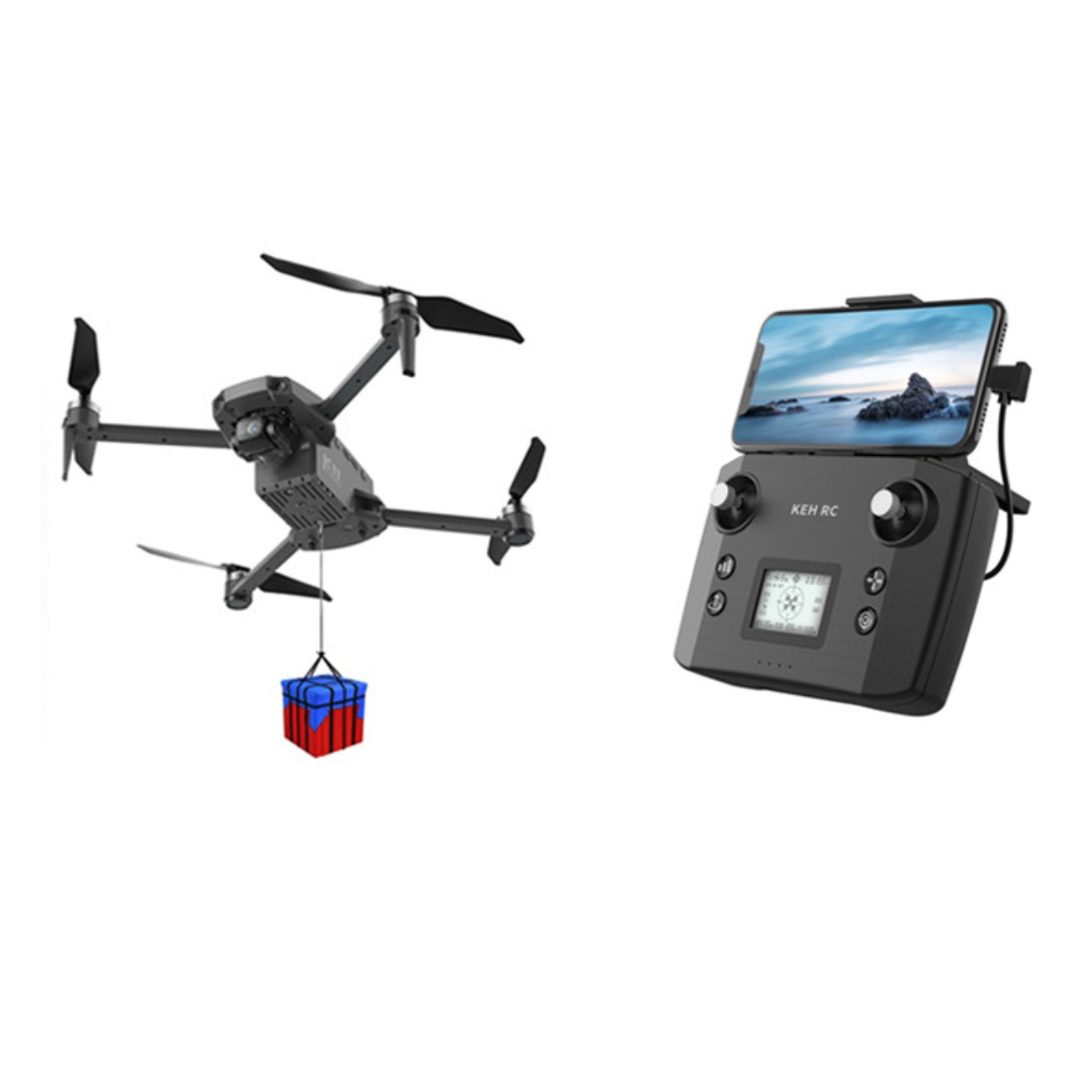 K11 Turbo 4K 촬영 드론 낚시용 드롭 고급형 한글설명서, 블랙, 1개 269,000원