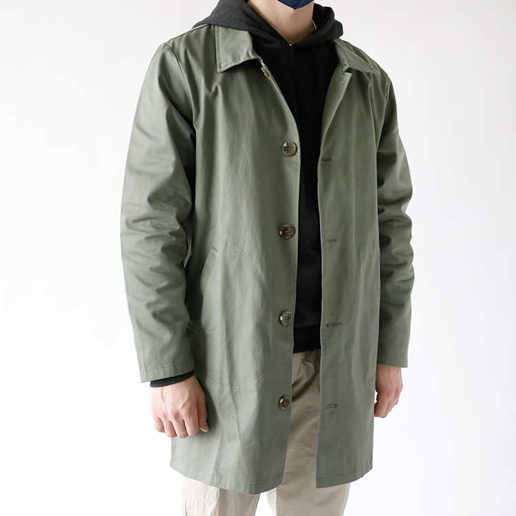 해리슨 남성용 베이직 코튼 싱글 트렌치 코트 HA-1005 STY1004 38,600원