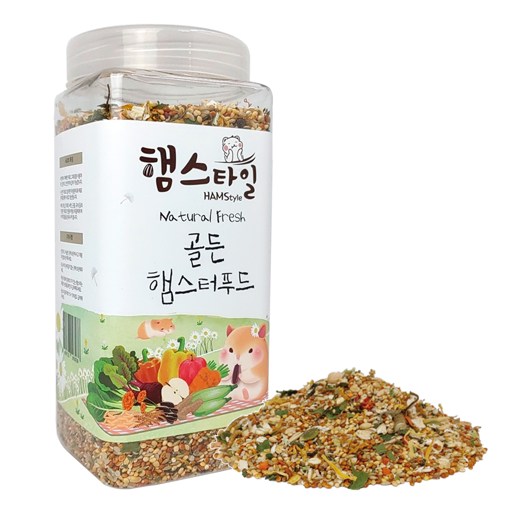 햄스타일 네츄럴 후레쉬 골든 햄스터푸드, 650g, 1개 11,800원