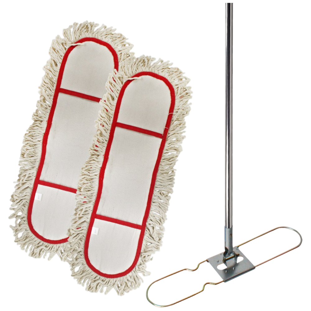 월드크린 리스킹 물 걸레 90cm 화이트 2p + 판 스텐자루120cm 17,900원