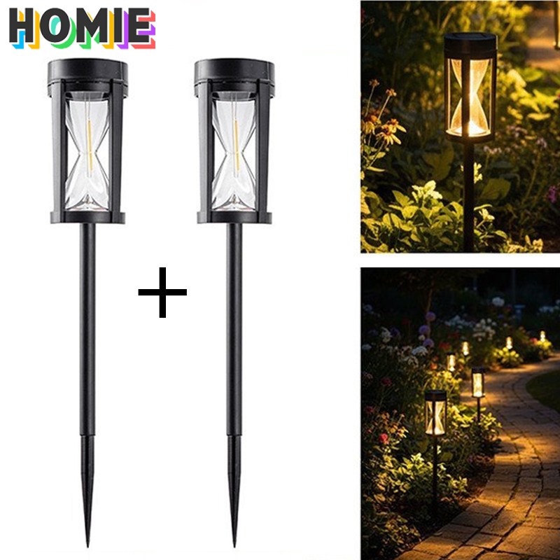 HOMIE 태양광 아웃도어 조명 LED 웜톤 정원등 방수 잔디등 16,370원