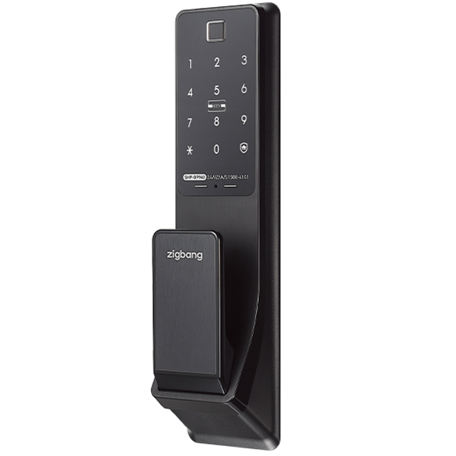 직방 보안강화 지문 푸시풀 디지털 손잡이 있음 도어락 187,200원