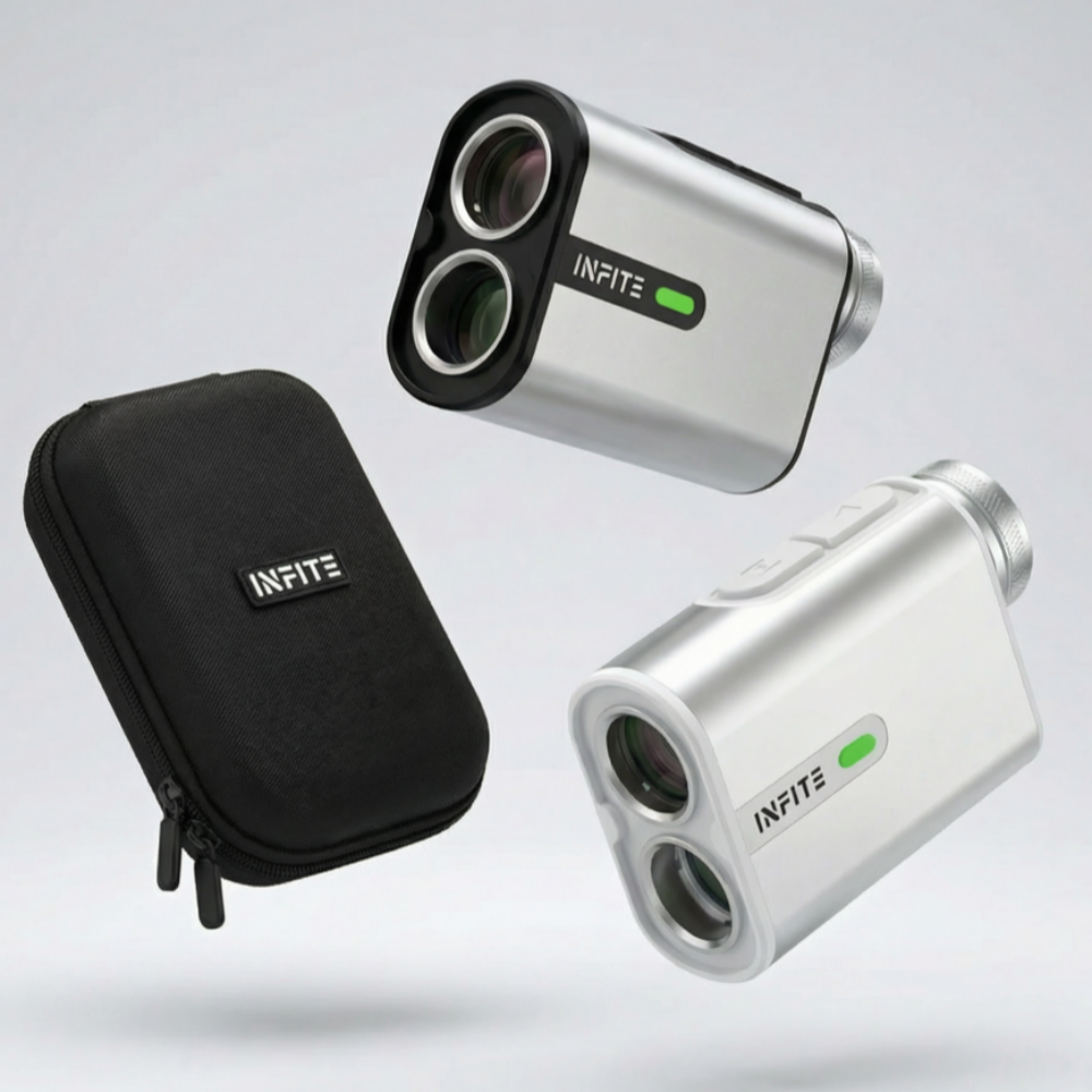 인피테 레이저 골프 거리측정기 초경량 미니 차쉬넬 캐디 파우치세트 123,800원