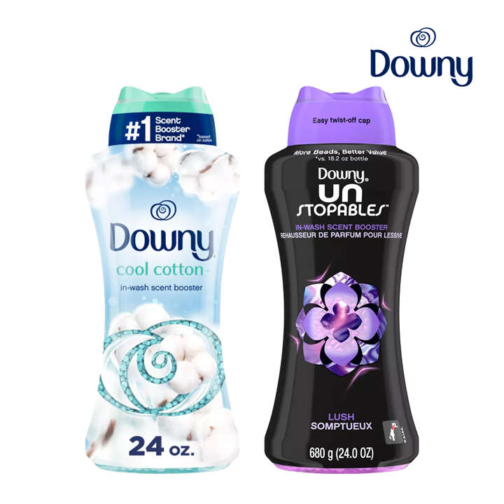 [Downy] [1+1] 다우니 데오도라이저 쿨 코튼 1개 + 언스토퍼블 러쉬 680g 대용량 1개 아로마쥬얼 향기 부스터 퍼퓸쥬얼 알갱이 Scented Booster 83,160원