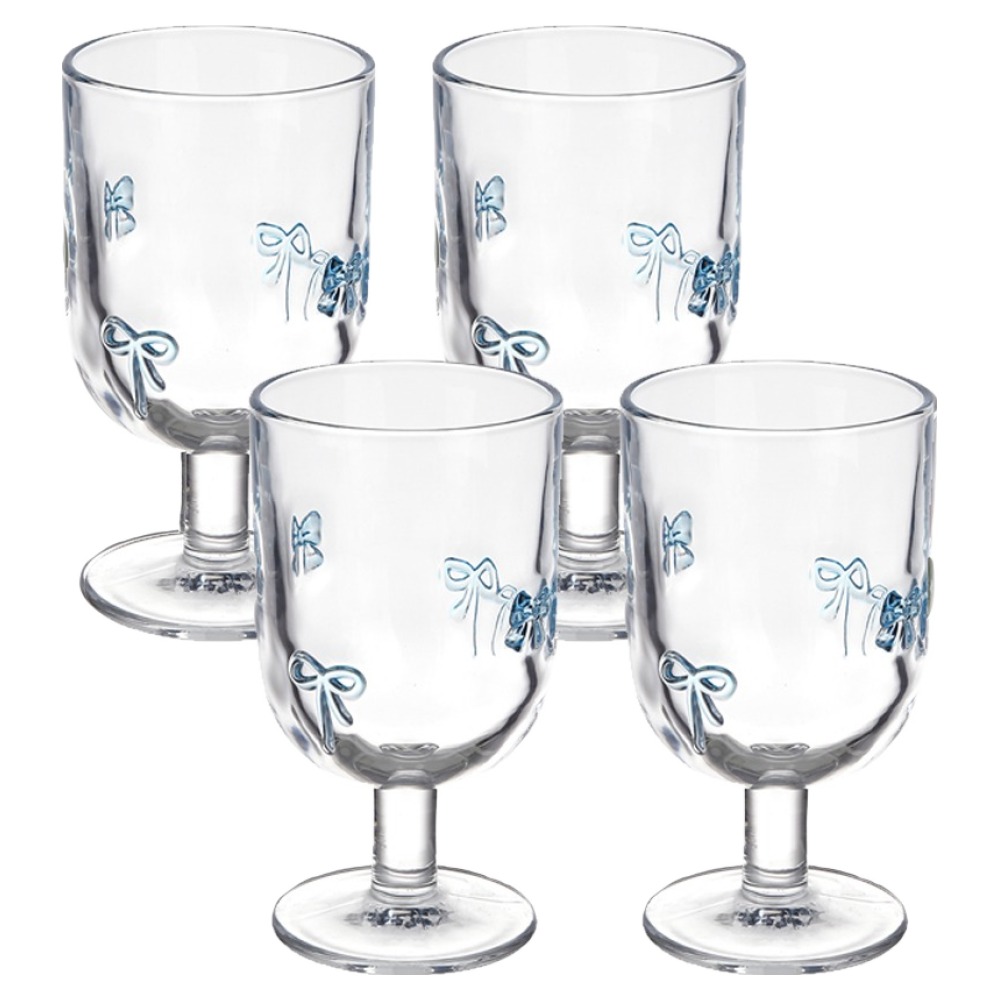 마시피렌체 챠밍 유리 고블렛, 블루리본, 4개, 현재가 29,800원