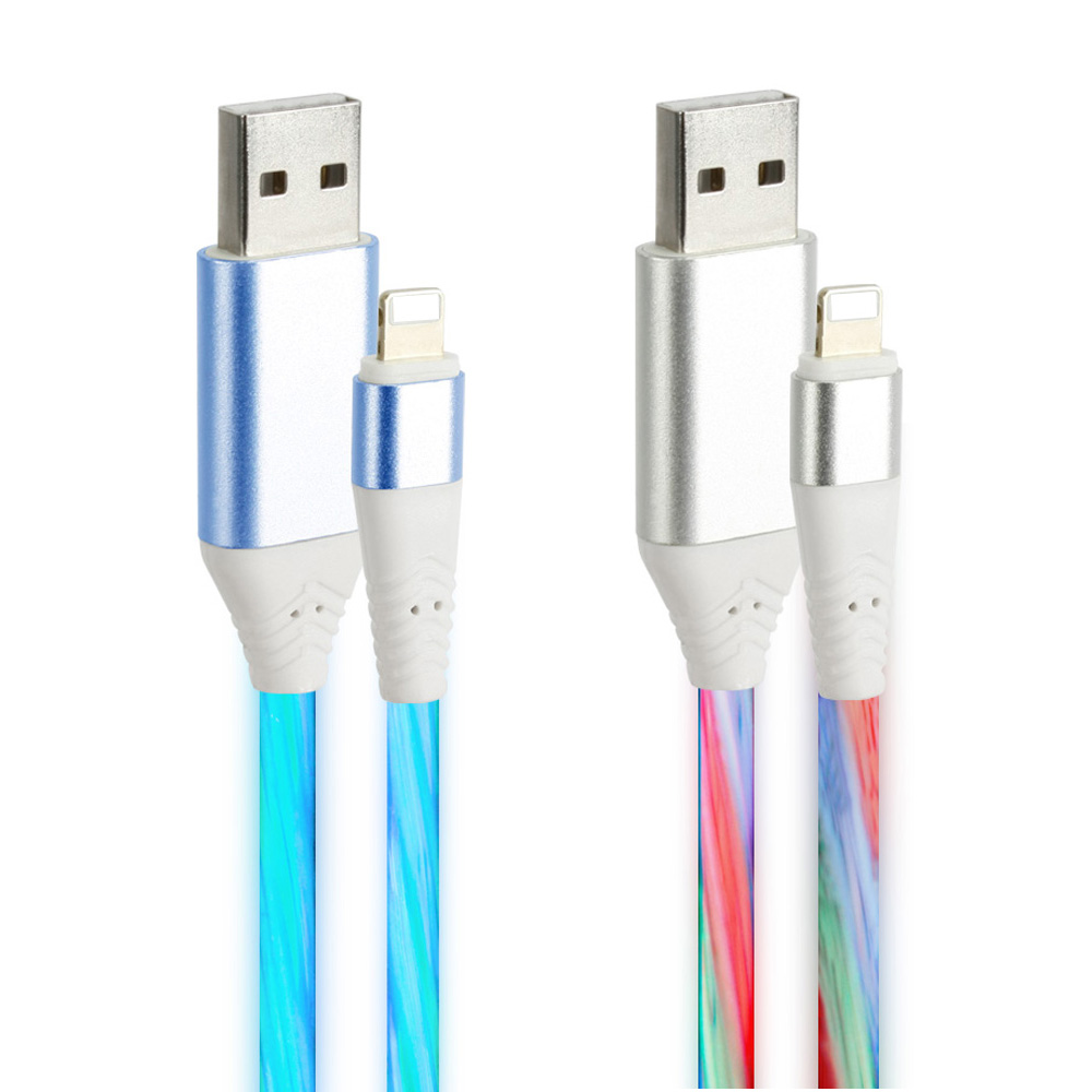 엠유제이유 USB A타입-애플8핀 고속충전 LED 케이블 2종 세트 MJ-500 4,900원