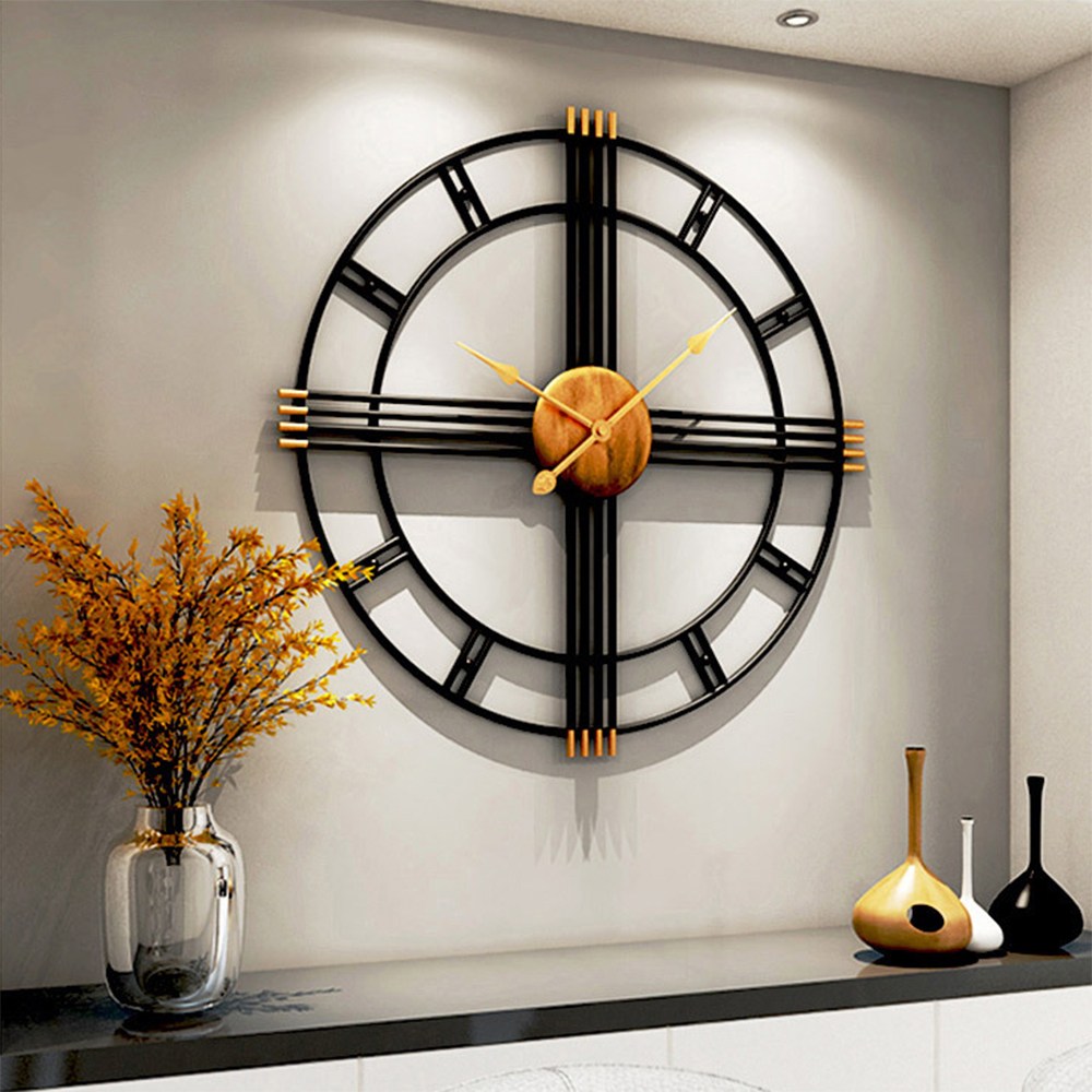 엔틱 무소음 인테리어 대형 벽걸이 시계 / 건전지형 39,900원