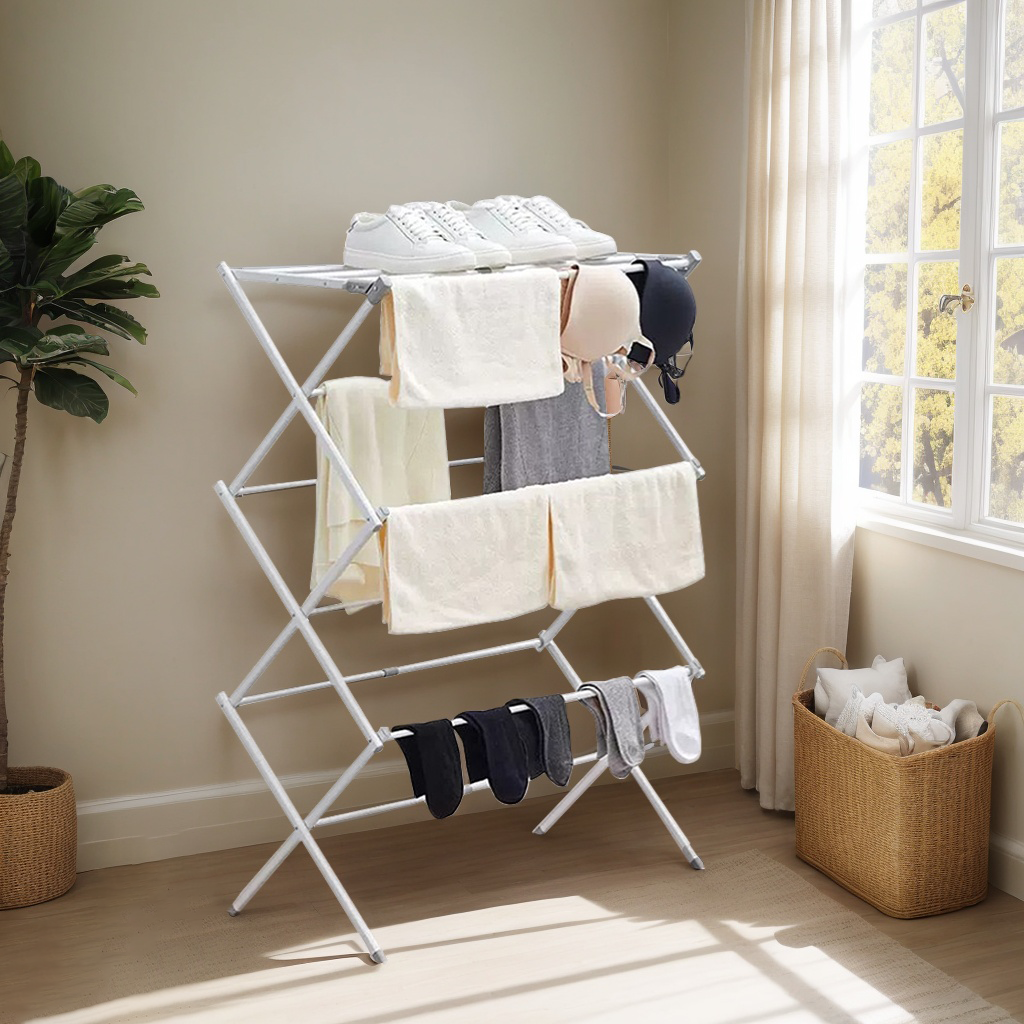 코지스 신축형 접이식 3단 빨래 미니건조대, 화이트 35,200원