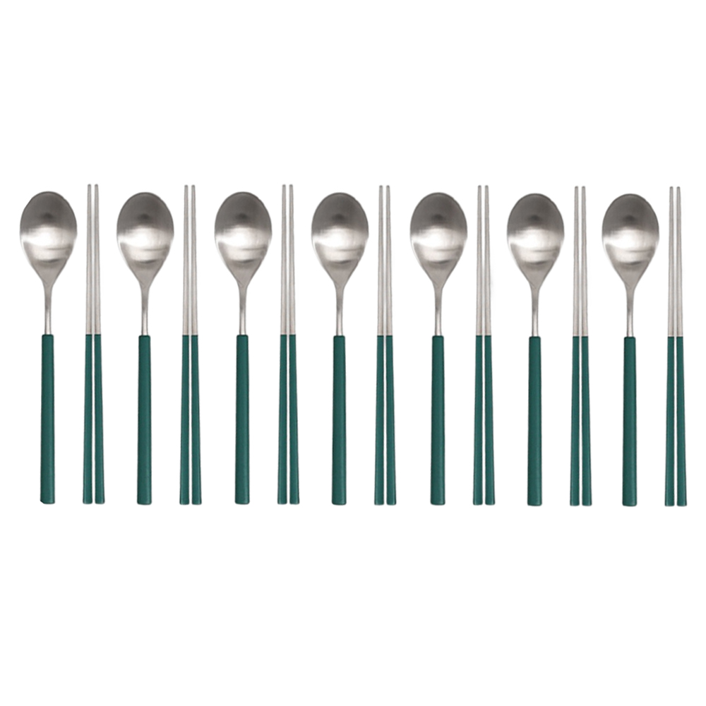 라온누리 스크래치 없는 델라 올스텐 컬러 수저 7벌 세트 62,900원