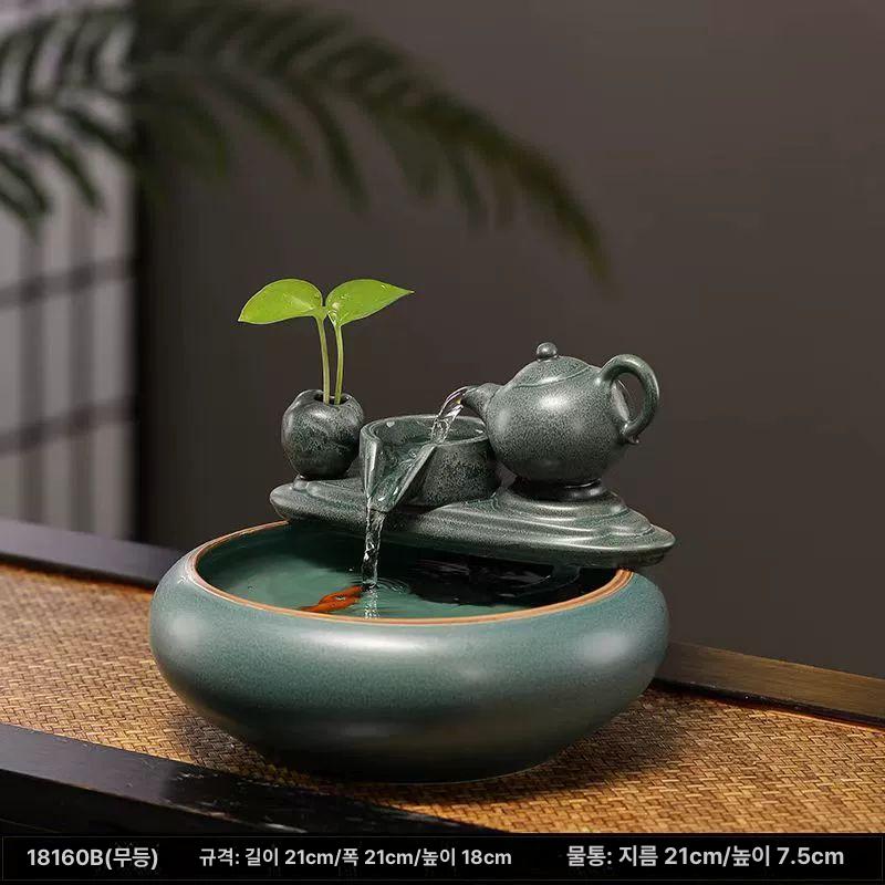 미니분수대 인테리어실내분수대 미니분수대인테리어 실내미니분수대 실내분수대 실내분수대미니 소형, 6.18160 빛 없는 B 66,100원