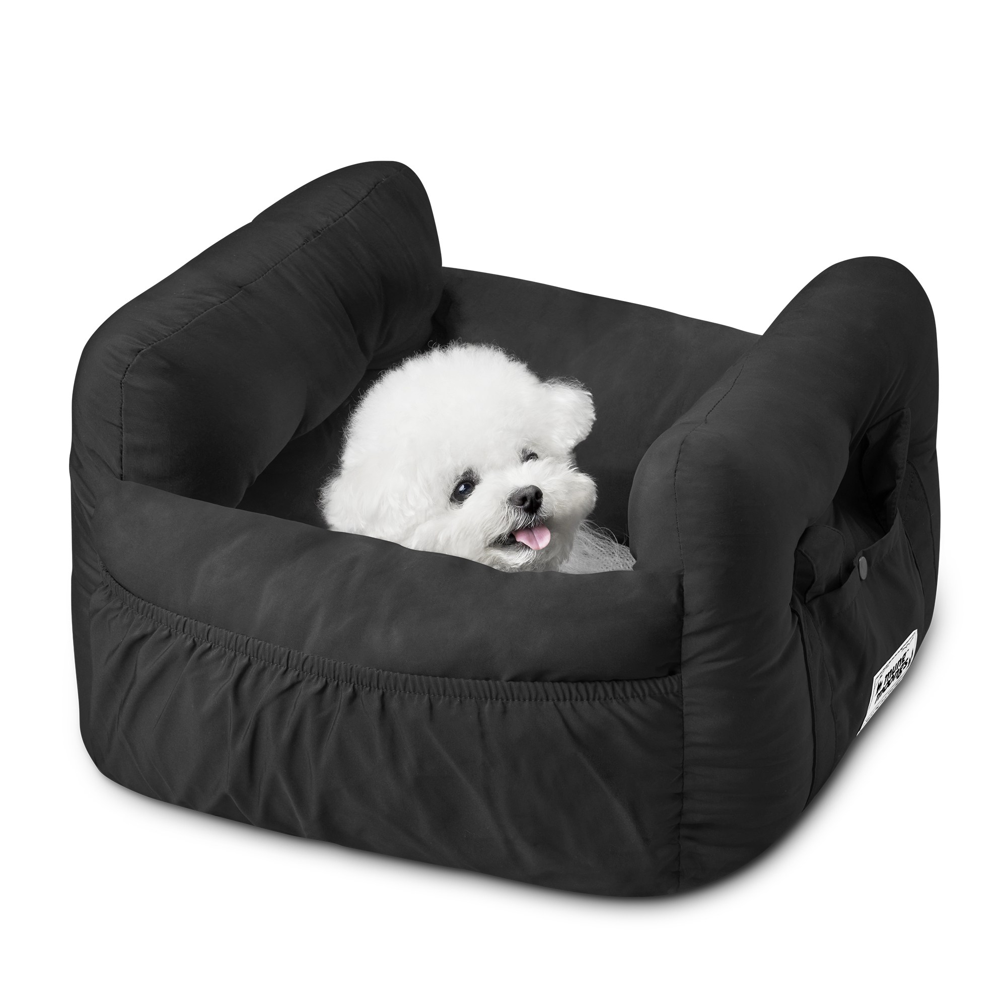 멍뭉스 강아지 더블범퍼 카시트, 블랙, 1개 44,800원